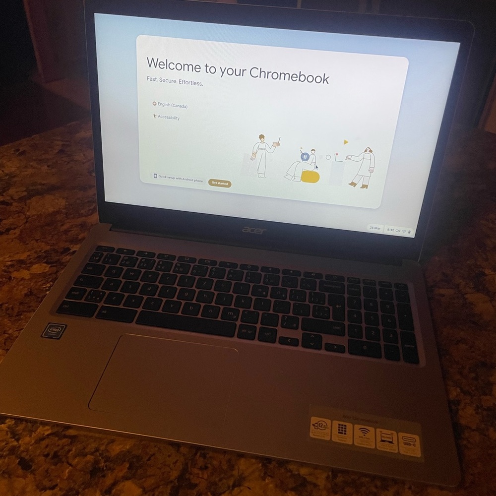 Acer Chromebook 315 – 15.6” – Factory Reset - Picture 2 of 6